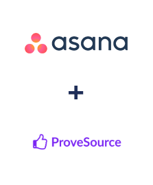 Integration of Asana and ProveSource