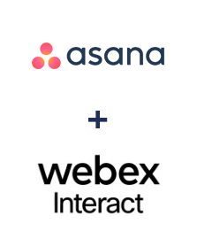 Integration of Asana and Webex Interact
