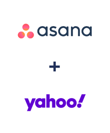 Integration of Asana and Yahoo!