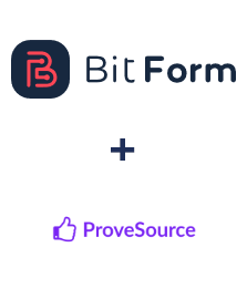 Integration of Bit Form and ProveSource