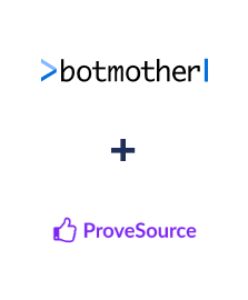 Integration of Botmother and ProveSource