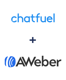 Integration of Chatfuel and AWeber