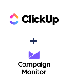 Integration of ClickUp and Campaign Monitor