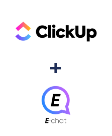 Integration of ClickUp and E-chat