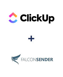 Integration of ClickUp and FalconSender