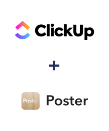 Integration of ClickUp and Poster