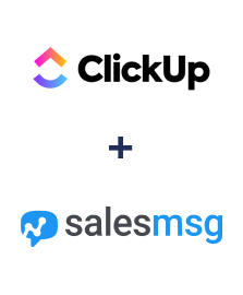 Integration of ClickUp and Salesmsg