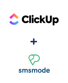 Integration of ClickUp and Smsmode