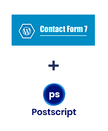 Integration of Contact Form 7 and Postscript