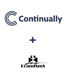 Integration of Continually and BrandSMS 