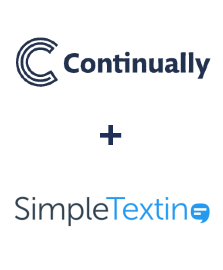 Integration of Continually and SimpleTexting