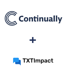 Integration of Continually and TXTImpact