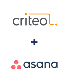 Integration of Criteo and Asana