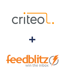 Integration of Criteo and FeedBlitz