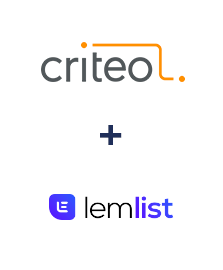 Integration of Criteo and Lemlist