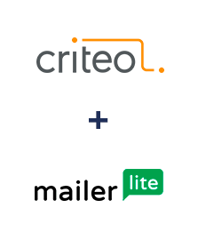Integration of Criteo and MailerLite