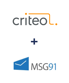 Integration of Criteo and MSG91