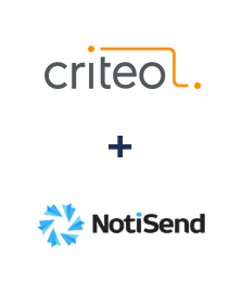 Integration of Criteo and NotiSend Integration of Criteo and NotiSend