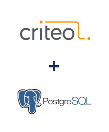 Integration of Criteo and PostgreSQL