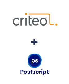 Integration of Criteo and Postscript