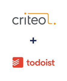 Integration of Criteo and Todoist