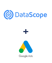 Integration of DataScope Forms and Google Ads