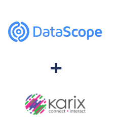 Integration of DataScope Forms and Karix