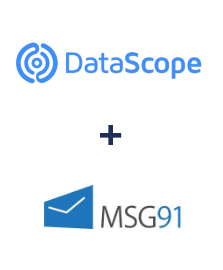 Integration of DataScope Forms and MSG91