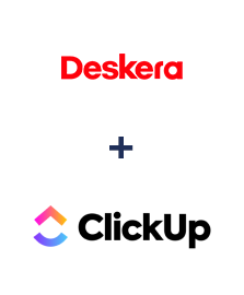 Integration of Deskera CRM and ClickUp