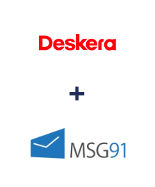 Integration of Deskera CRM and MSG91