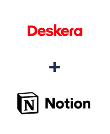 Integration of Deskera CRM and Notion