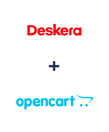 Integration of Deskera CRM and Opencart