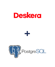 Integration of Deskera CRM and PostgreSQL
