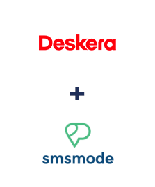 Integration of Deskera CRM and Smsmode