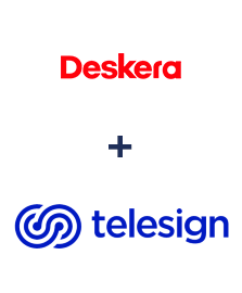 Integration of Deskera CRM and Telesign