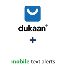 Integration of Dukaan and Mobile Text Alerts