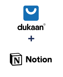 Integration of Dukaan and Notion