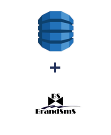 Integration of Amazon DynamoDB and BrandSMS 