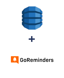 Integration of Amazon DynamoDB and GoReminders