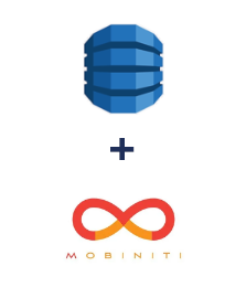 Integration of Amazon DynamoDB and Mobiniti