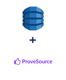 Integration of Amazon DynamoDB and ProveSource