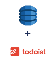 Integration of Amazon DynamoDB and Todoist