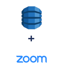 Integration of Amazon DynamoDB and Zoom