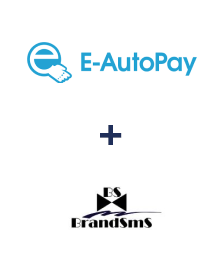 Integration of E-Autopay and BrandSMS 