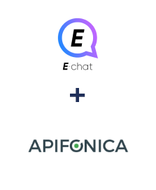 Integration of E-chat and Apifonica