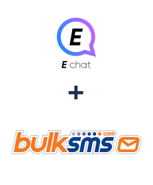 Integration of E-chat and BulkSMS