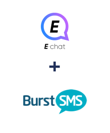 Integration of E-chat and Burst SMS