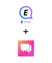 Integration of E-chat and ClickSend