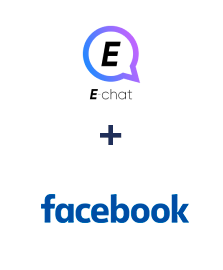 Integration of E-chat and Facebook