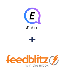 Integration of E-chat and FeedBlitz